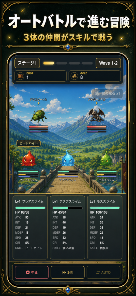 Build Monsters Screen